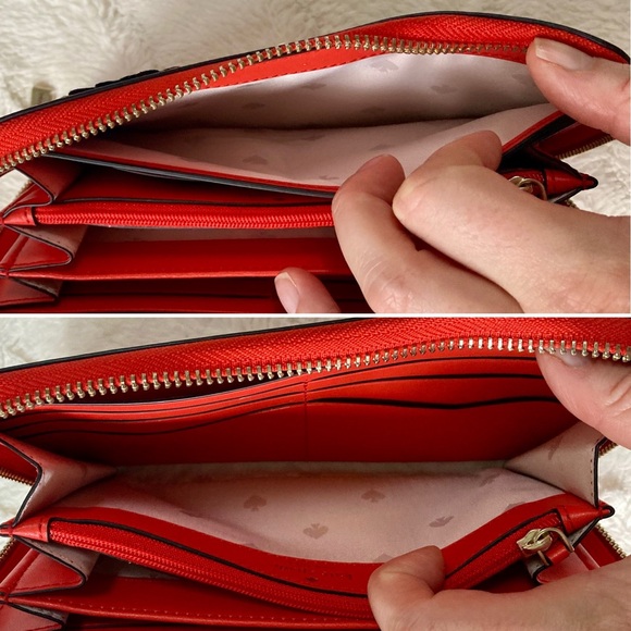 ❌SOLD❌ Kate Spade ✨HP✨ Customized Morgan Zip-around Continental Wallet - Picture 14 of 15